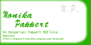 monika pappert business card